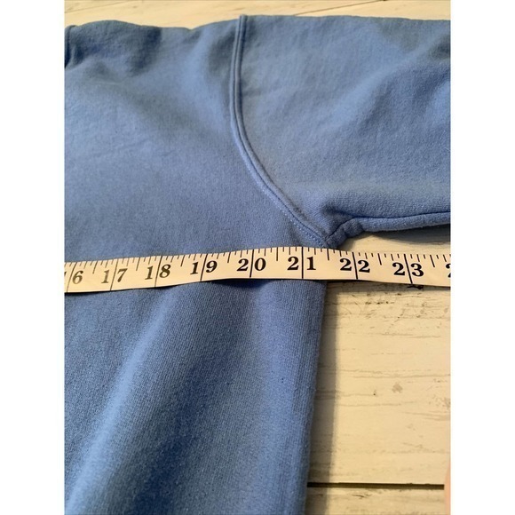 VTG Grandma Sweatshirt Women’s Medium Granny Collar 80s Butterfly Coastal - Picture 4 of 5